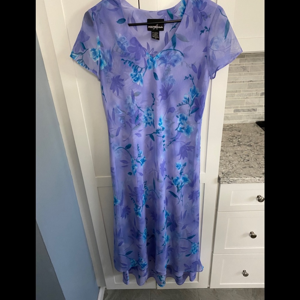 Purple Floral Dress